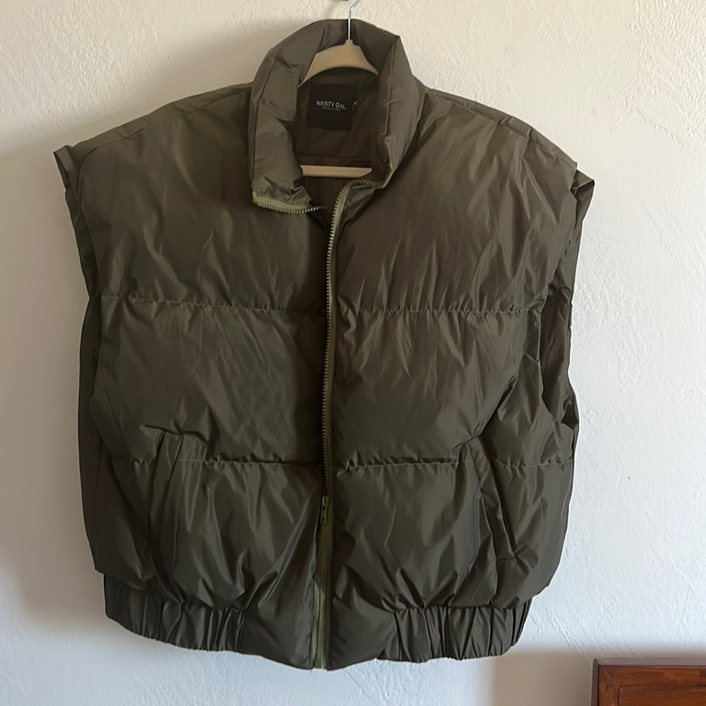 Green Puffer Vest